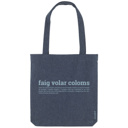 Bossa de nances de cotó reciclat Fer volar coloms Texà Els Ximplets