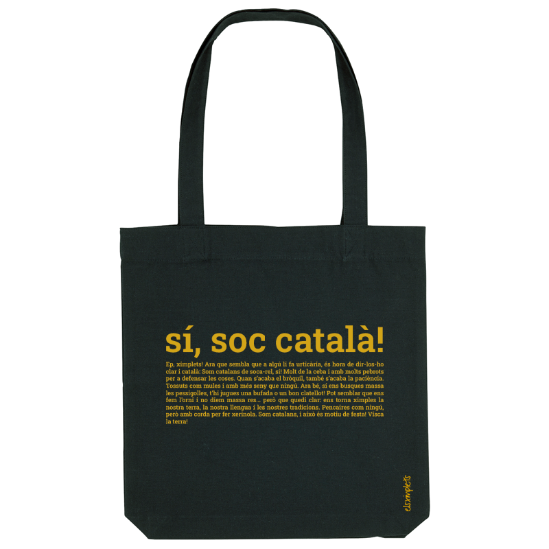 Bossa de nances de cotó reciclat | sí, soc català! | Els Ximplets