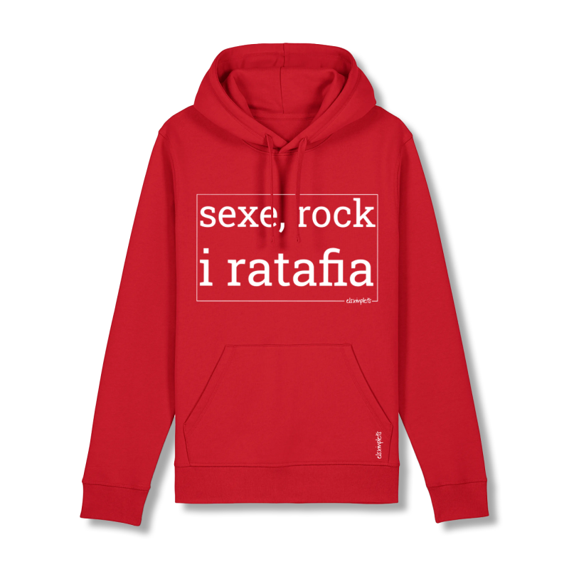 Dessuadora | Sexe rock i ratafia | Cotó orgànic | Els Ximplets