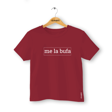 me la bufa- samarreta infantil - unisex| Els Ximplets