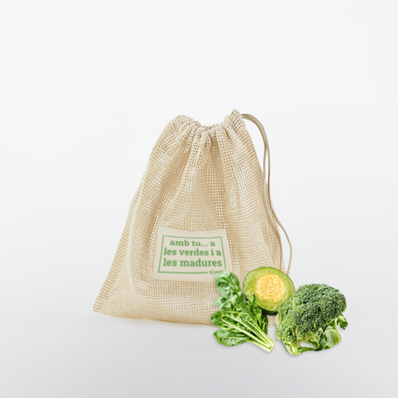 🧺 Sacs de malla de cotó orgànic - Els Ximplets