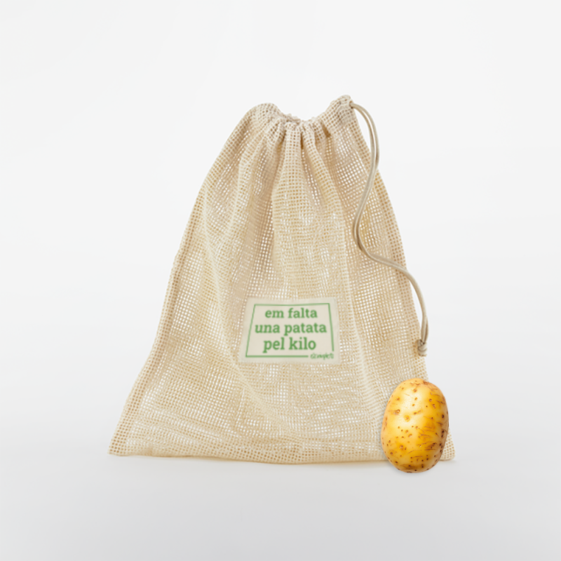 🧺 Sacs de malla de cotó orgànic - Els Ximplets