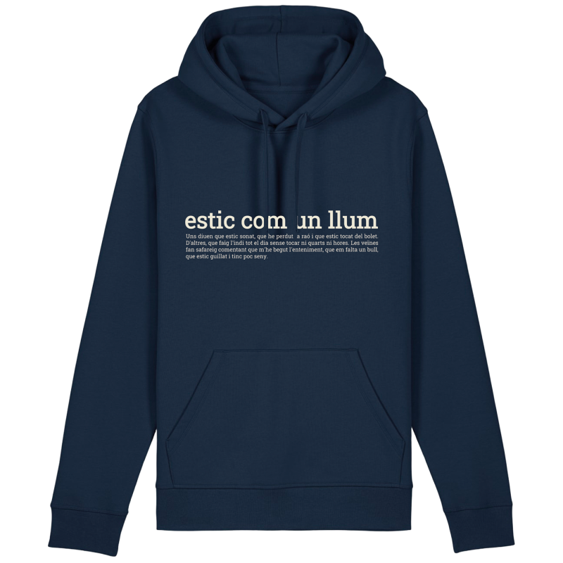 Dessuadora | estic com un llum | Cotó orgànic | Els Ximplets