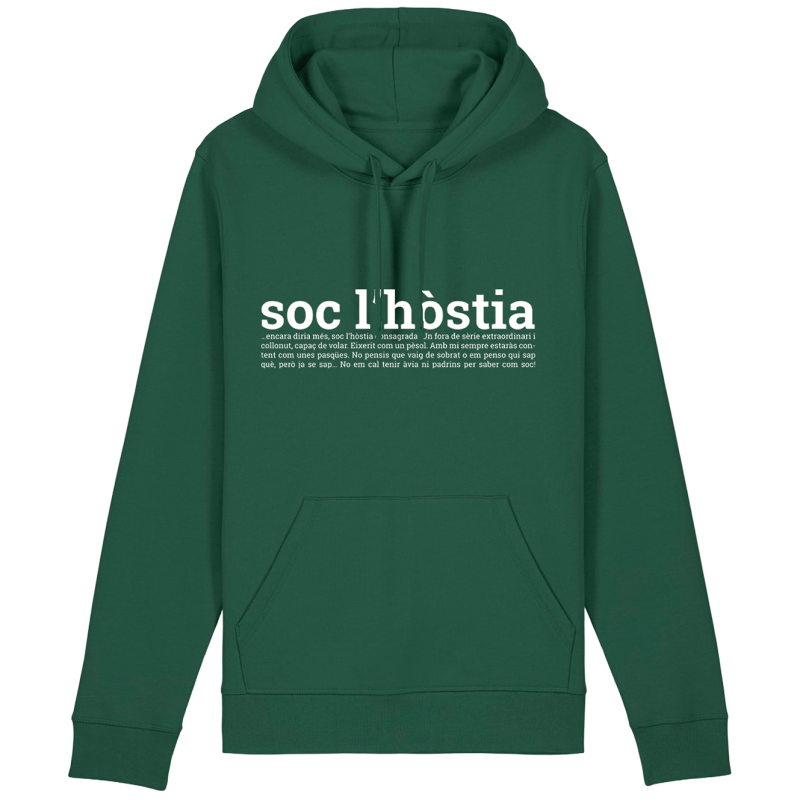 Dessuadora | soc l'hòstia | Cotó orgànic | Els Ximplets