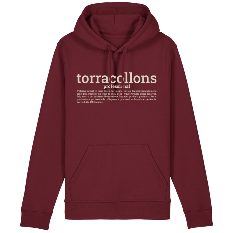 Dessuadora | torracollons professional | Cotó orgànic | Els Ximplets