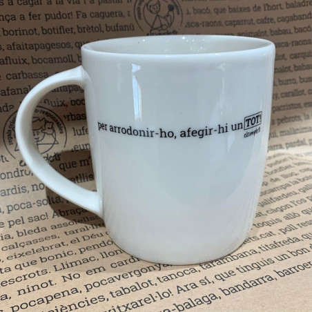 me la pela | tassa porcellana | els ximplets