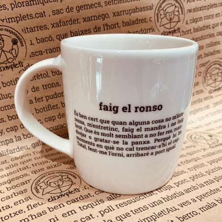 faig-el-ronso | tassa porcellana | els ximplets