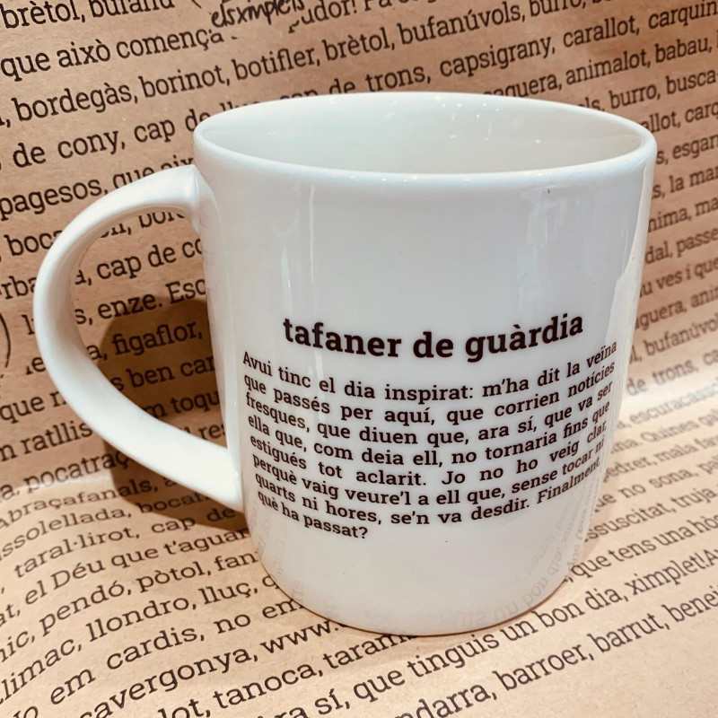 tafaner de guàrdia | tassa porcellana | els ximplets