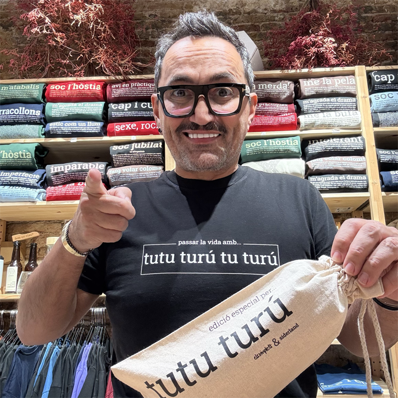 TUTU turú - samarreta unisex -siderland & Els Ximplets