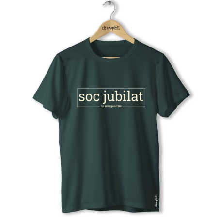 SOC JUBILAT - Samarreta unisex