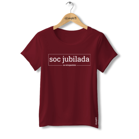 SOC JUBILADA - samarreta dona coll ample