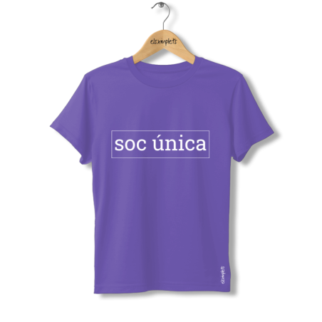 SOC ÚNICA - Samarreta dona coll rodó