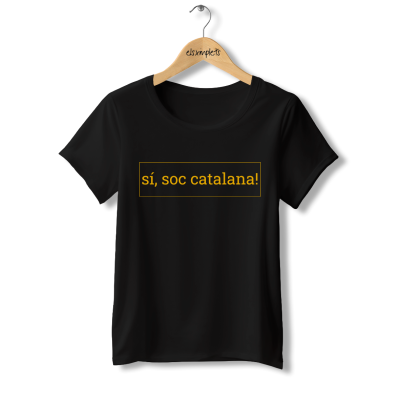 SÍ, SOC CATALANA - samarreta dona coll ample