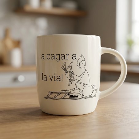 Tassa disseny català | A cagar la via | Els Ximplets