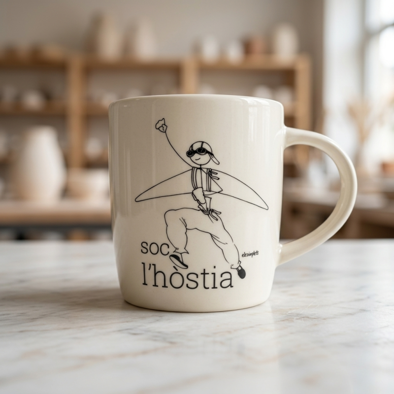 Tassa disseny català | Soc l'hòstia | Els Ximplets