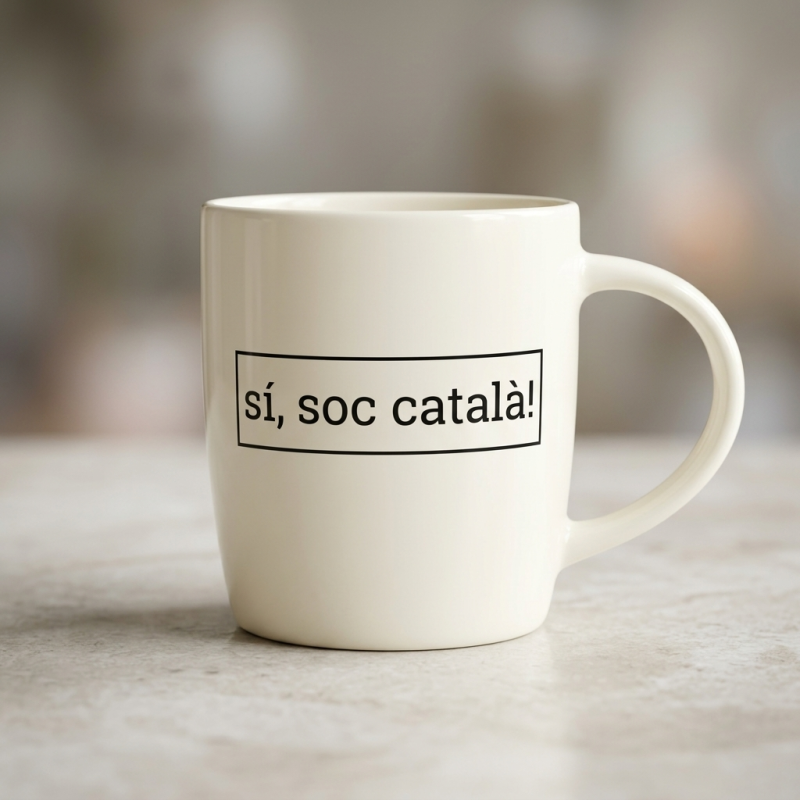 sí ,soc català! | tassa porcellana | els ximplets