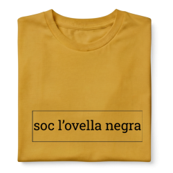 soc-l-ovella-negra-samarreta-unisex | Els Ximplets