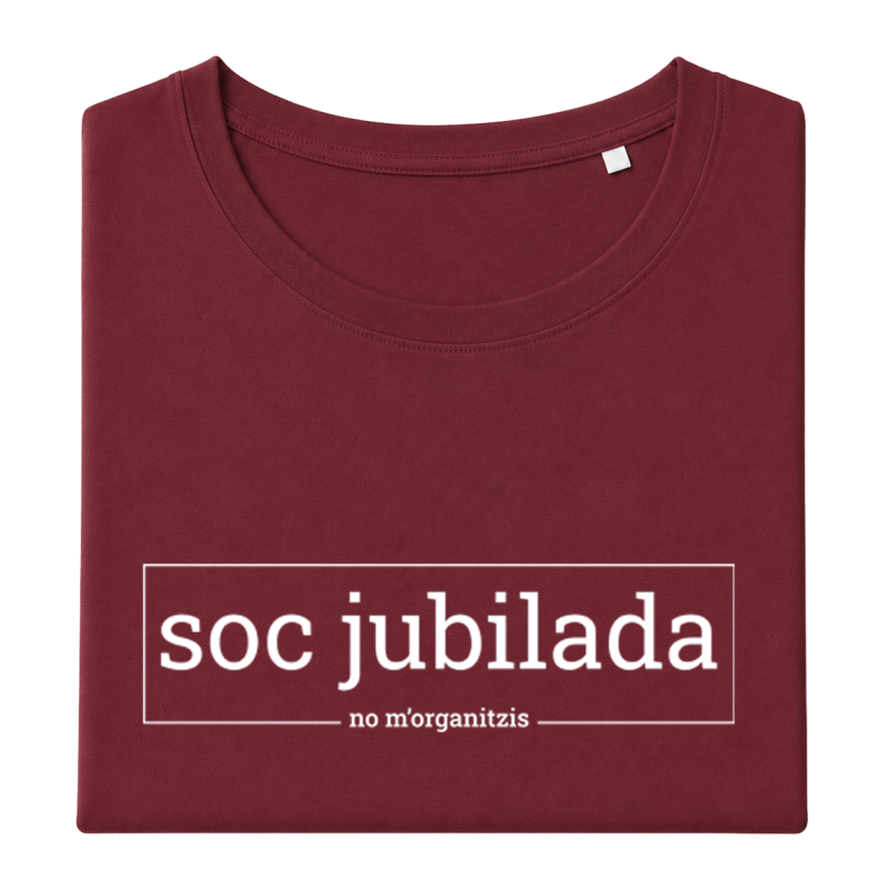 SOC JUBILADA - samarreta dona coll ample