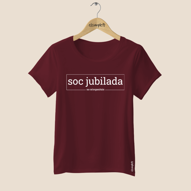 SOC JUBILADA - samarreta dona coll ample