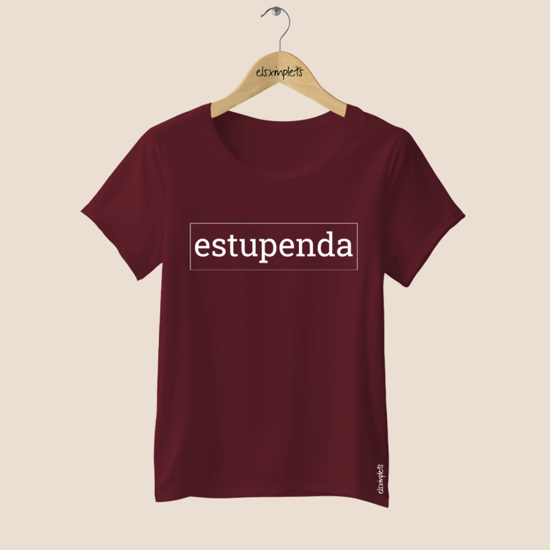 ESTUPENDA - samarreta dona coll ample