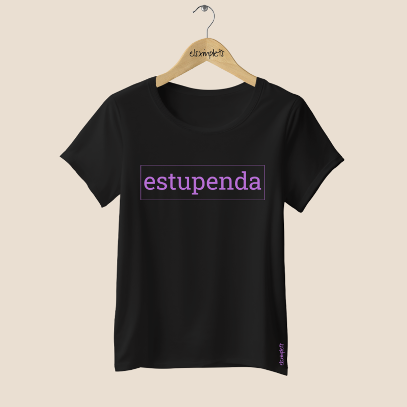 ESTUPENDA - samarreta dona coll ample