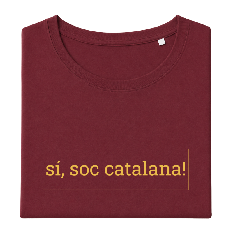 SÍ, SOC CATALANA - samarreta dona coll ample