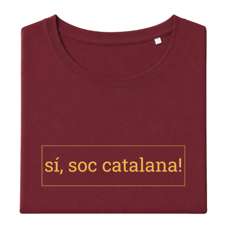SÍ, SOC CATALANA - samarreta dona coll ample