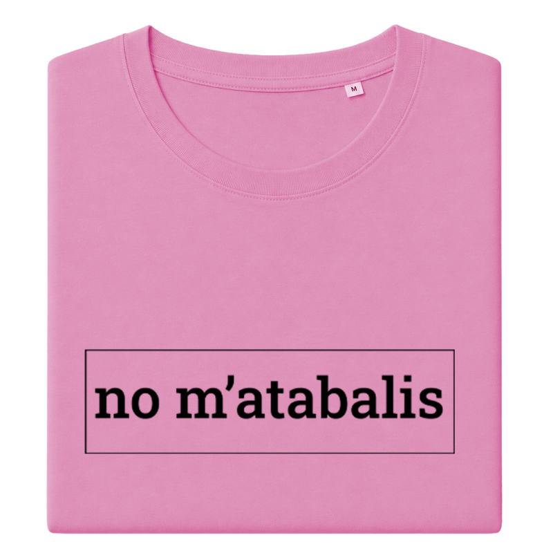 NO M'ATABALIS - Samarreta dona coll rodó