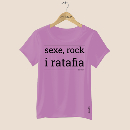 SEXE, ROCK I RATAFIA - Samarreta dona coll rodó