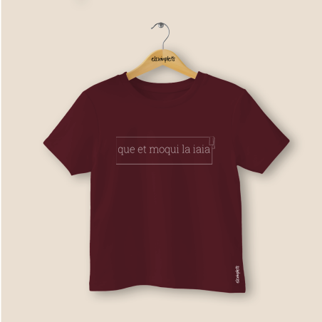 QUE ET MOQUI LA IAIA - samarreta infantil