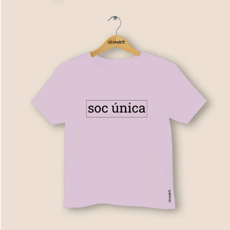 SOC ÚNICA - samarreta infantil