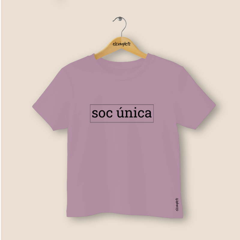 SOC ÚNICA - samarreta infantil