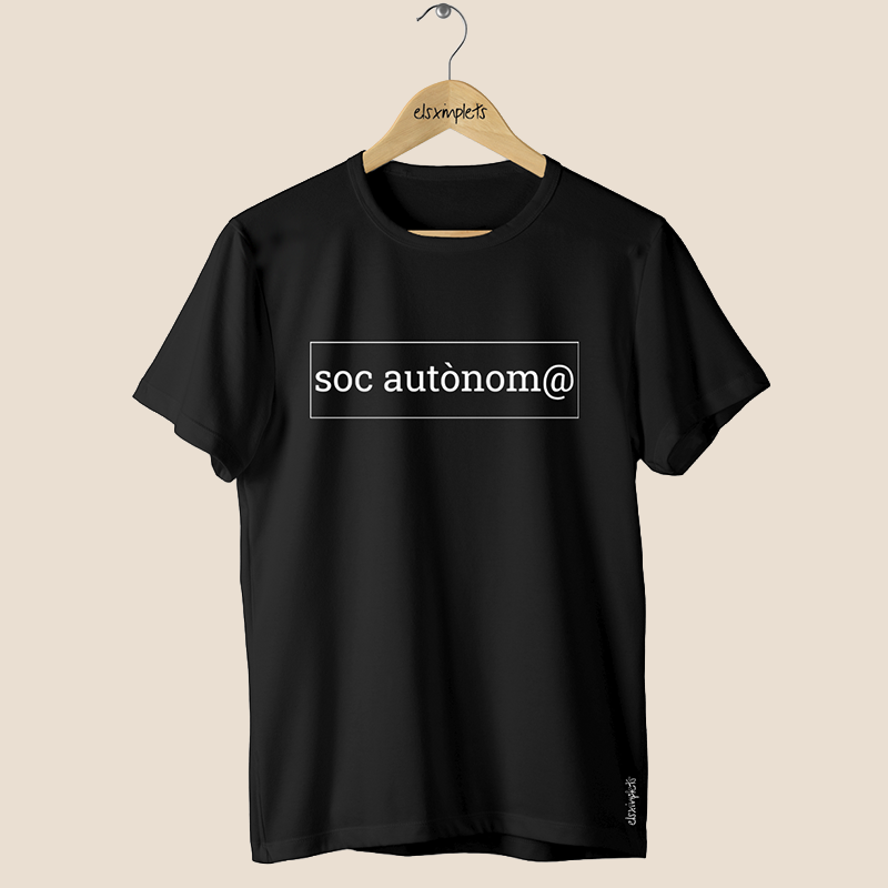soc autònom@ - samarreta unisex