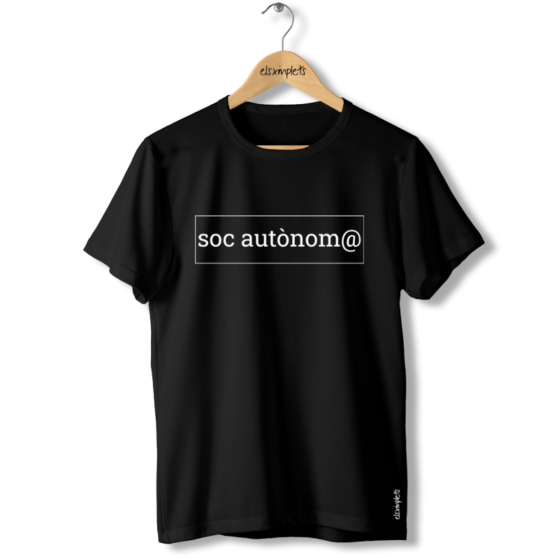 soc autònom@ - samarreta unisex
