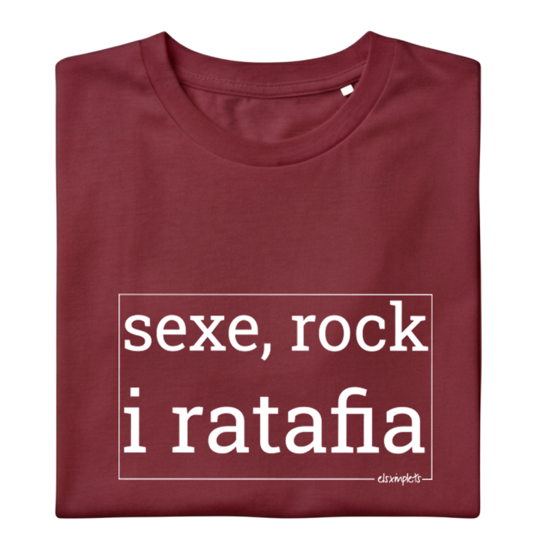 SEXE ROCK I RATAFIA - Samarreta unisex