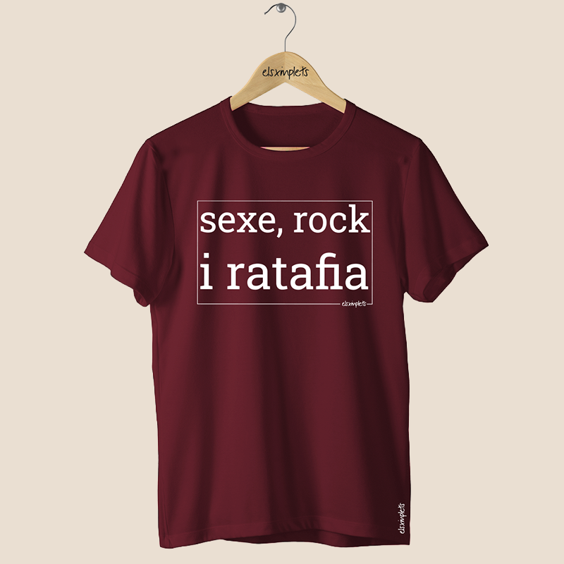 SEXE ROCK I RATAFIA - Samarreta unisex