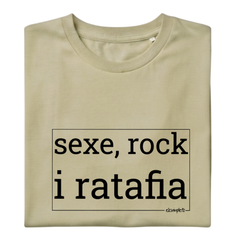 SEXE ROCK I RATAFIA - Samarreta unisex
