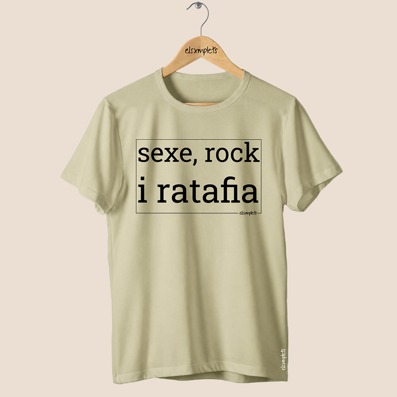 SEXE ROCK I RATAFIA - Samarreta unisex