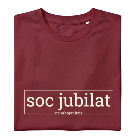 SOC JUBILAT - Samarreta unisex