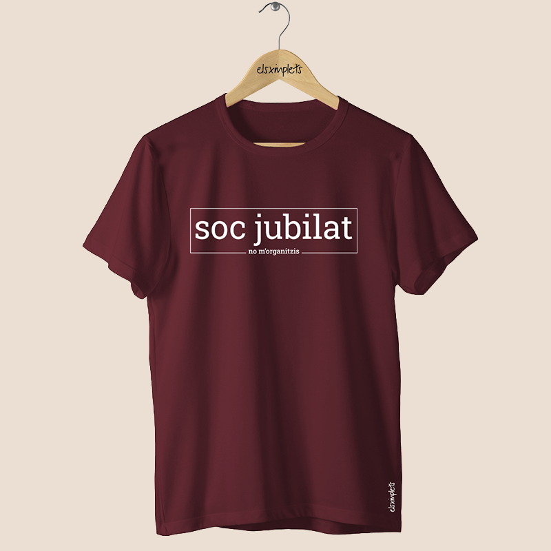 SOC JUBILAT - Samarreta unisex