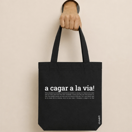 Bossa de nanses de cotó reciclat | A cagar a la via | Els Ximplets