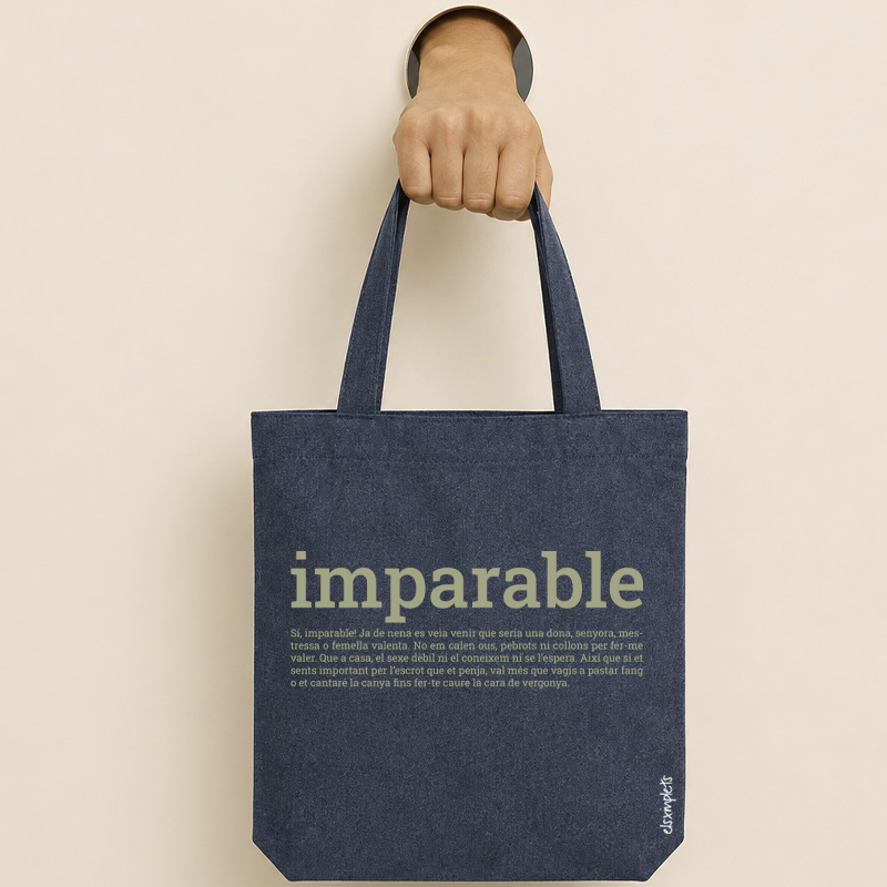 IMPARABLE - bossa de cotó  orgànic