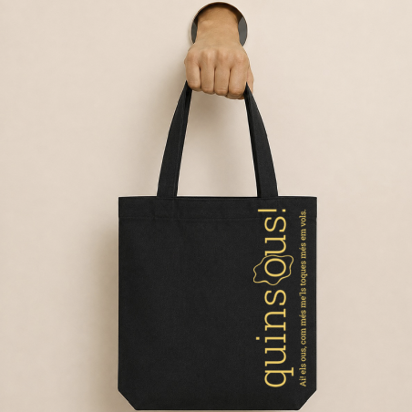 QUINS OUS! - bossa de cotó  orgànic