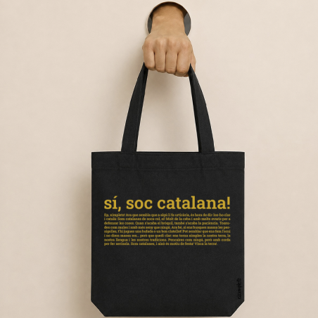 SIÍ, SOC CATALANA - bossa de cotó  orgànic