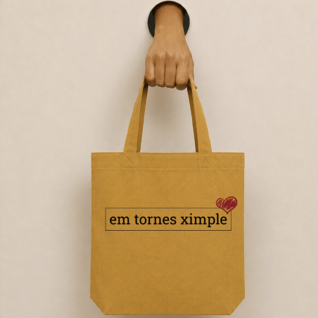 EM TORNES XIMPLE - bossa de cotó  orgànic
