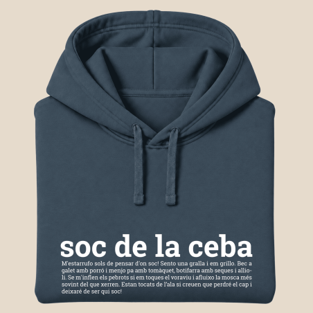 SOC DE LA CEBA - dessuadora unisex caputxa