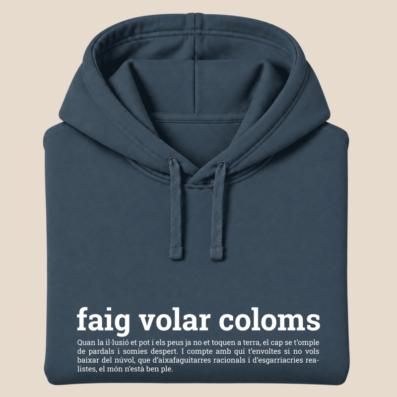 FAIG VOLAR COLOMS - dessuadora unisex caputxa
