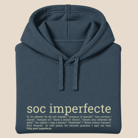 SOC IMPERFECTE - dessuadora unisex caputxa