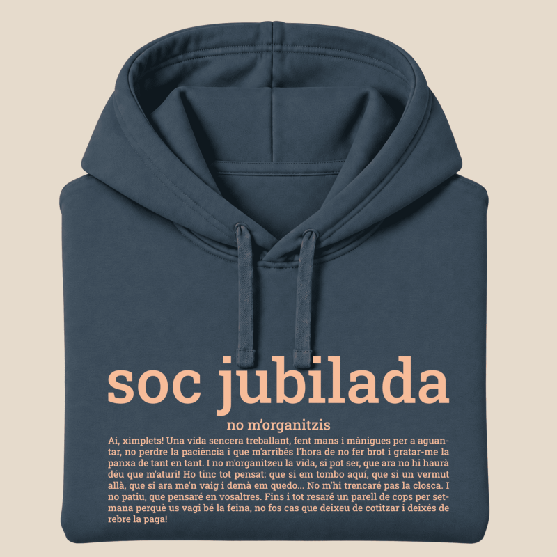 SOC JUBILADA - dessuadora unisex caputxa