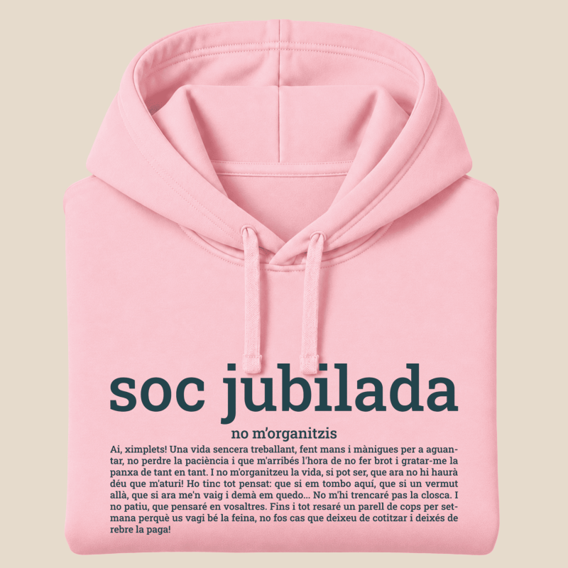 SOC JUBILADA - dessuadora unisex caputxa